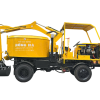 Máy trộn bê tông tự cấp liệu 18 bao 2 cầu