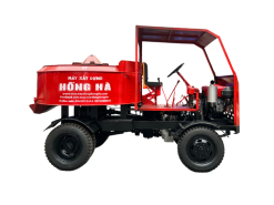 Máy trộn bê tông tự hành 9 bao 2 cầu tiêu chuẩn