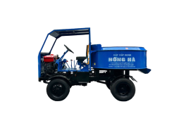 Máy trộn bê tông tự hành 12 bao 2 cầu phanh hơi