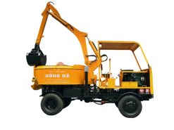 Máy trộn bê tông tự cấp liệu 9 bao 2 cầu 4 máy cao cấp
