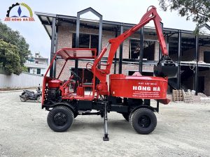 Máy trộn bê tông tự cấp liệu 9 bao 2 cầu