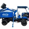 Máy trộn bê tông tự cấp liệu 15 bao 2 cầu