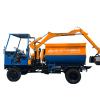 Máy trộn bê tông tự cấp liệu bồn ngang 18 bao 2 cầu