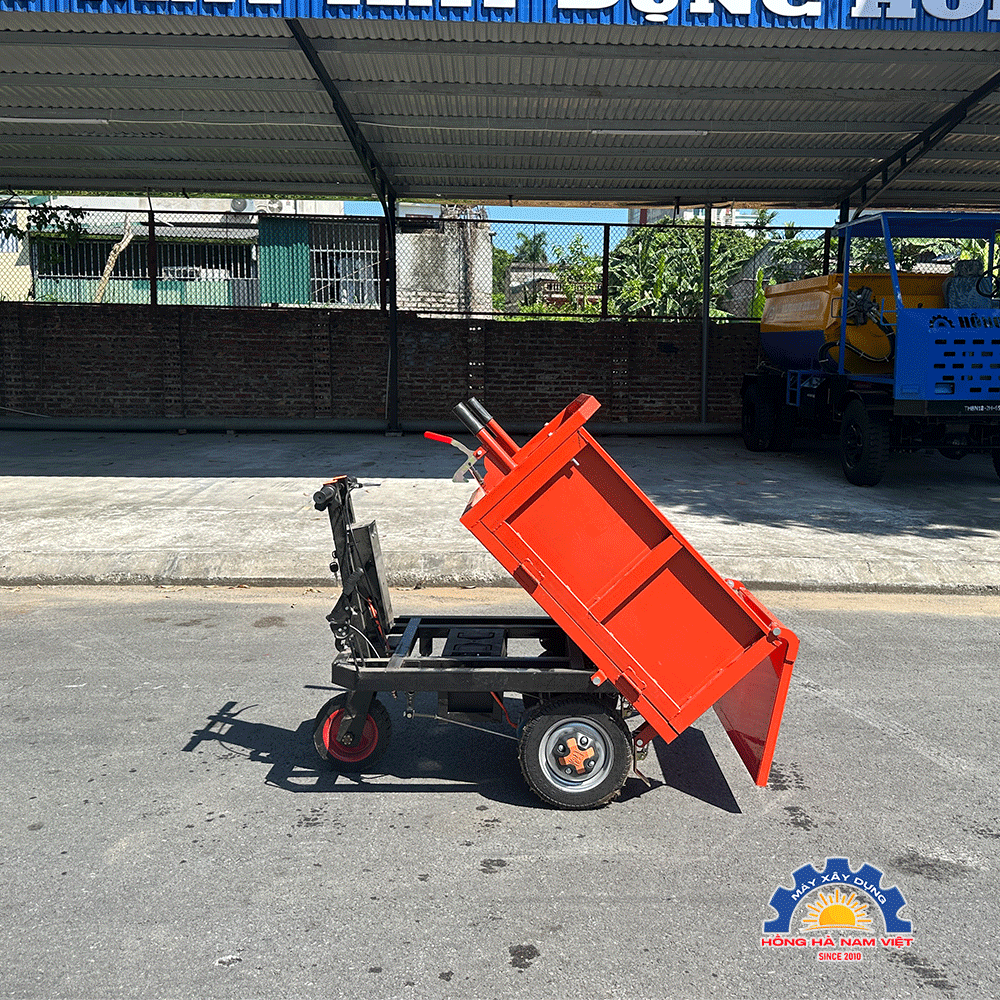 Xe Rùa Điện Mini Thùng Vuông Hồng Hà - 02